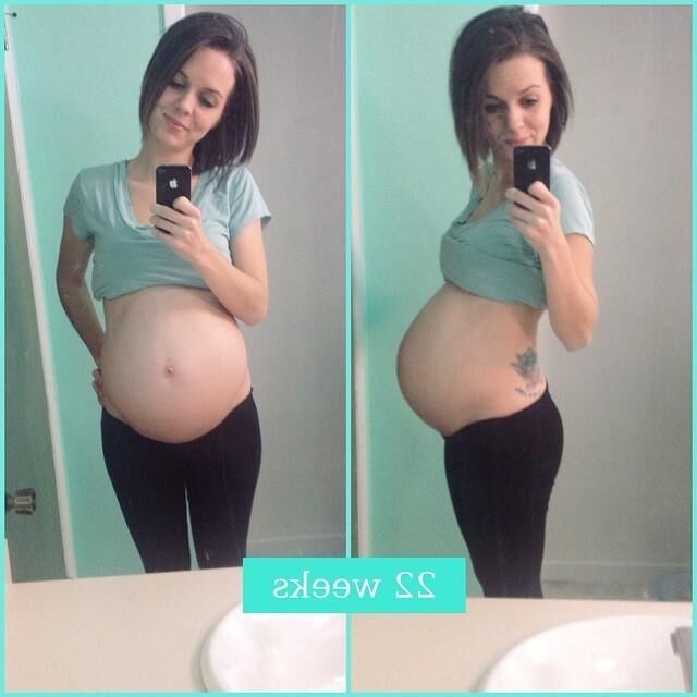 Selfies evolution of pregnancy