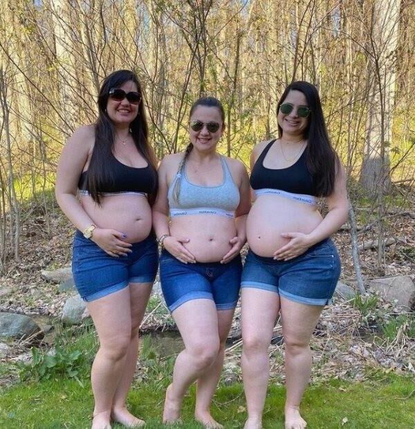 Pregnant sisters