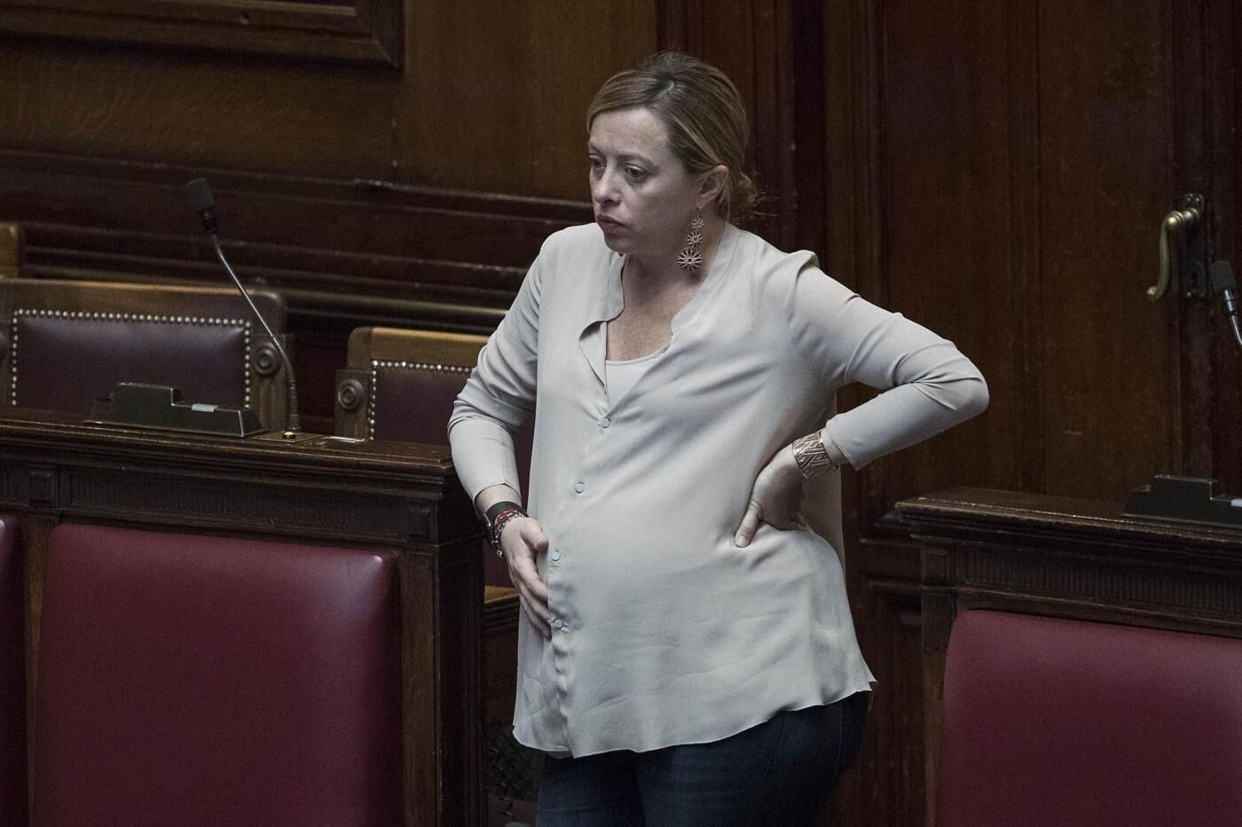 Giorgia Meloni enceinte