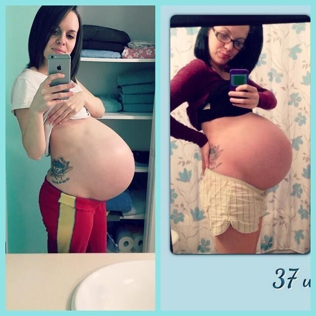 Selfies evolution of pregnancy