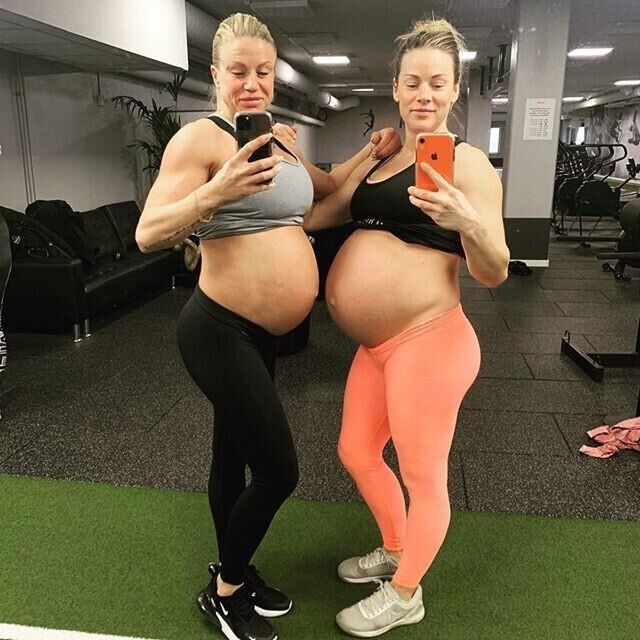 Pregnant sisters