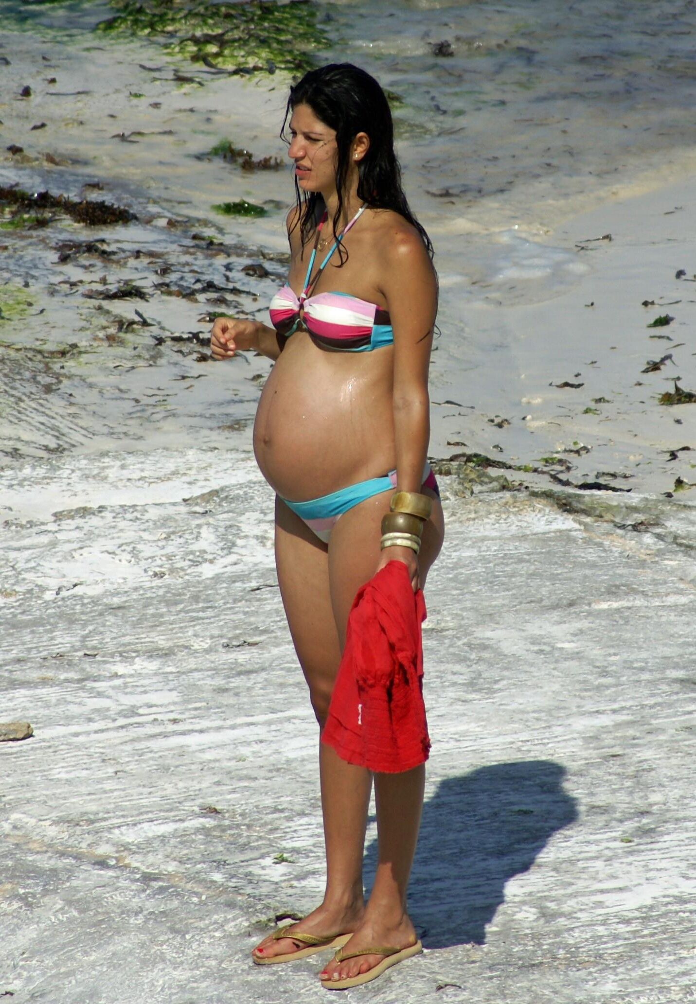 [Pregnant] beauties on the beach