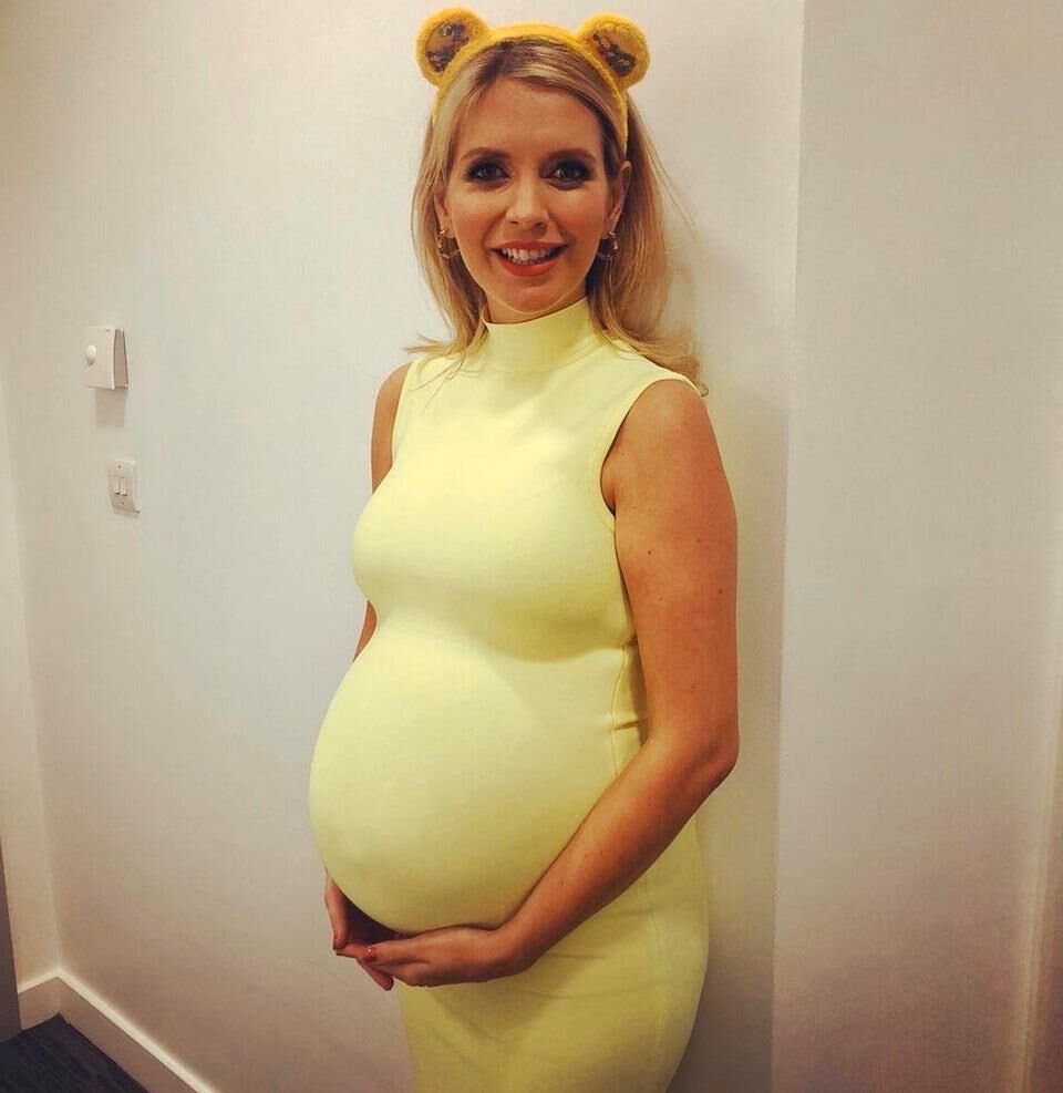 Rachel Riley pregnant - non-nude