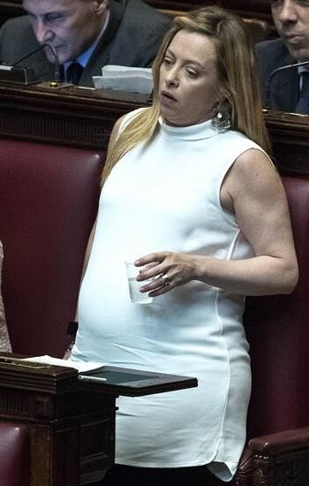 Giorgia Meloni enceinte