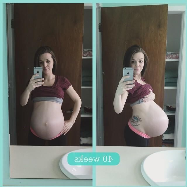 Selfies evolution of pregnancy