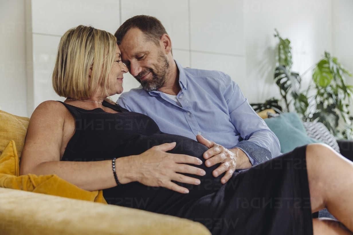 [Pregnant] mature German very happy