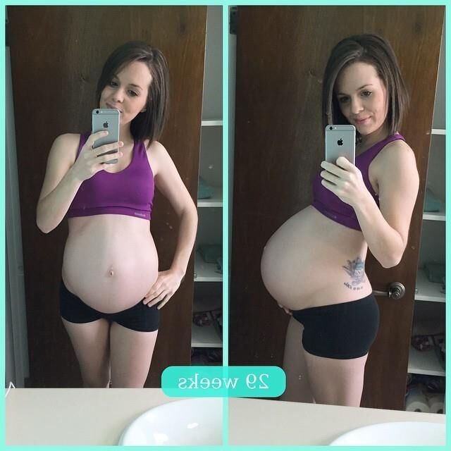 Selfies evolution of pregnancy