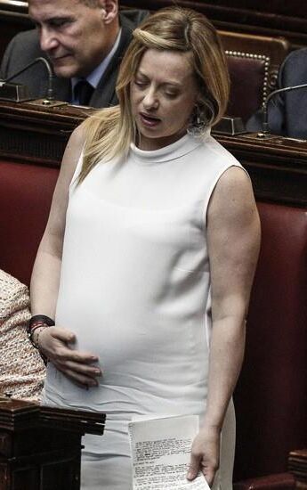 Giorgia Meloni enceinte