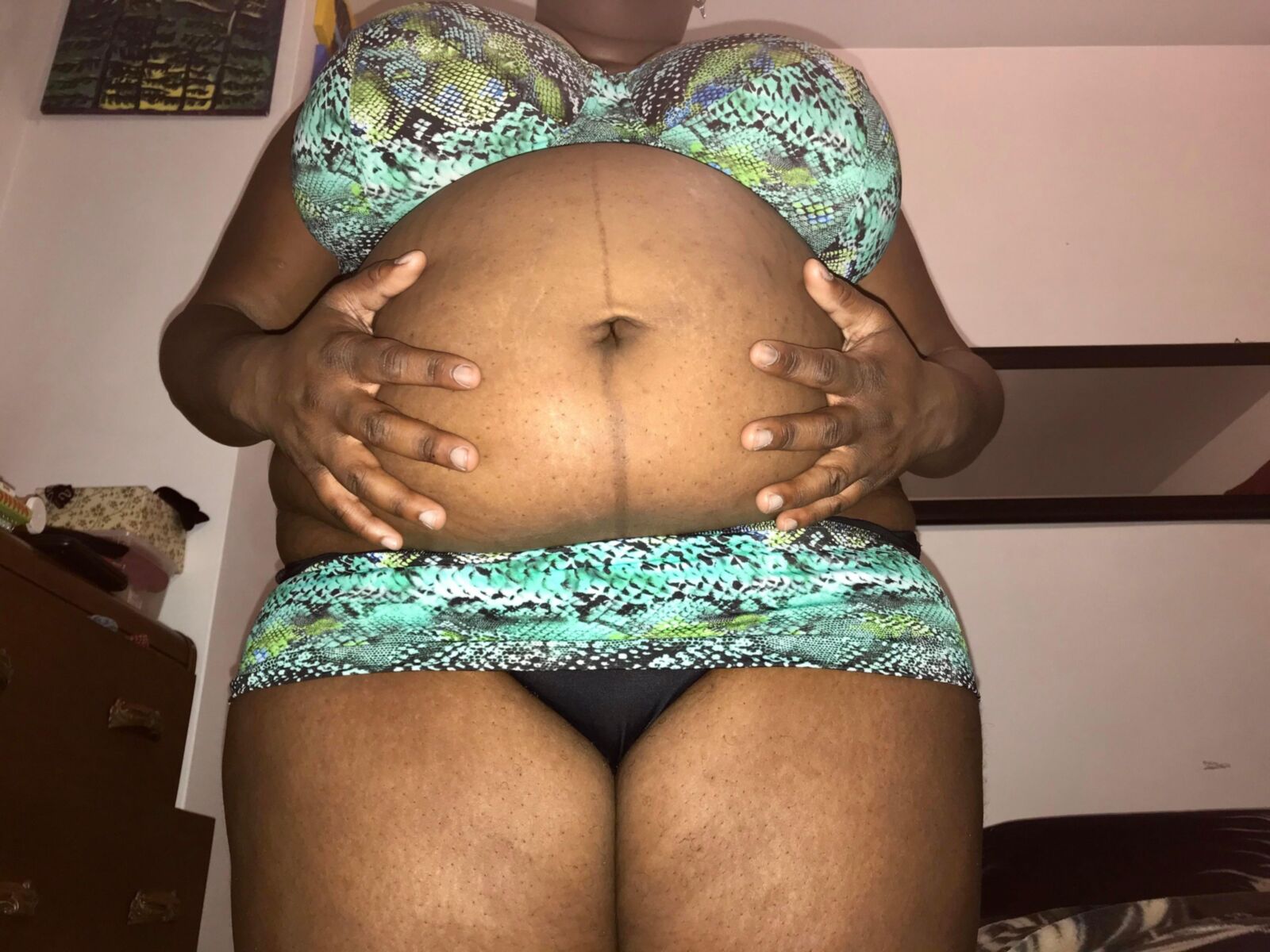 Big Black Pregnant Wife