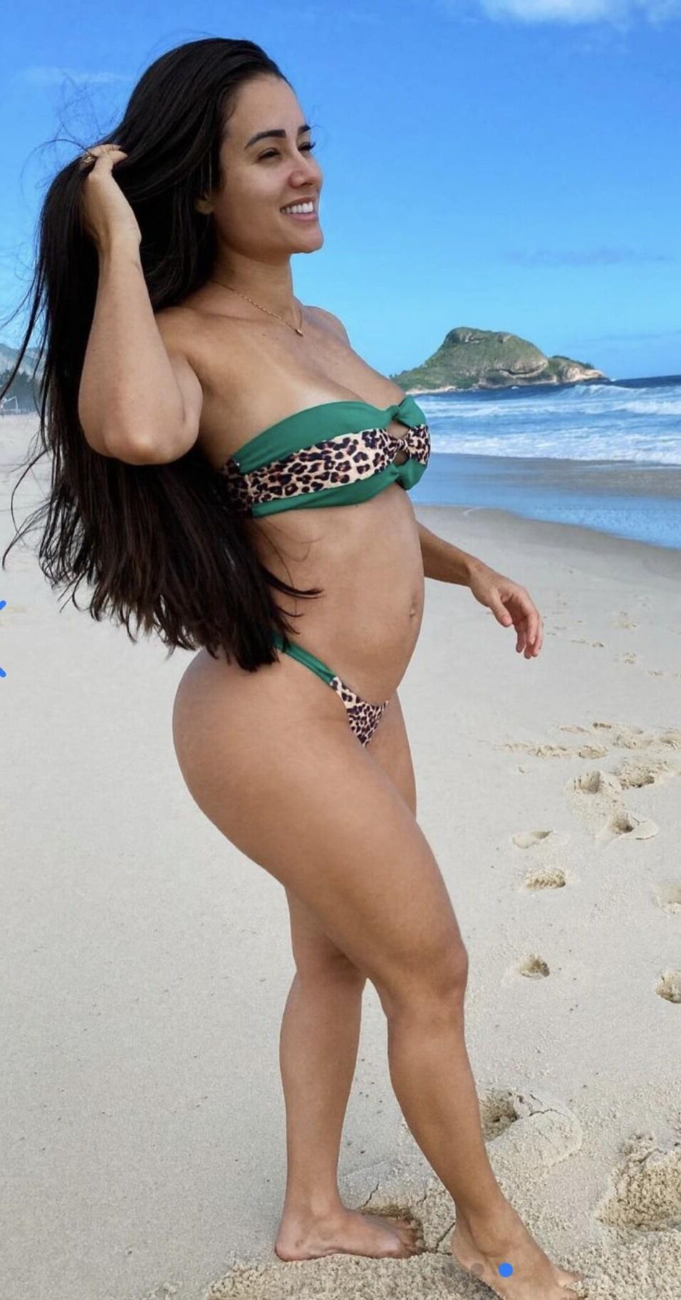 Beautiful Brazilian during two pregnancies