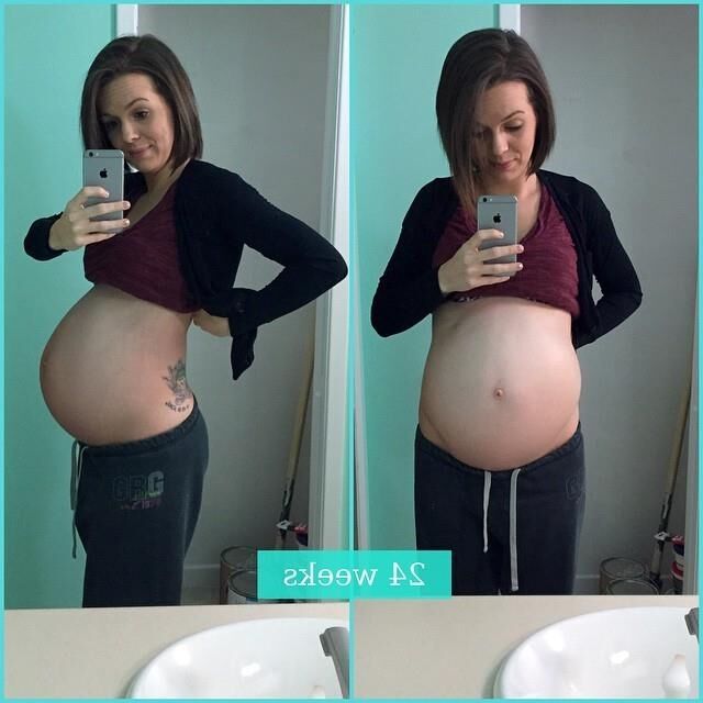 Selfies evolution of pregnancy