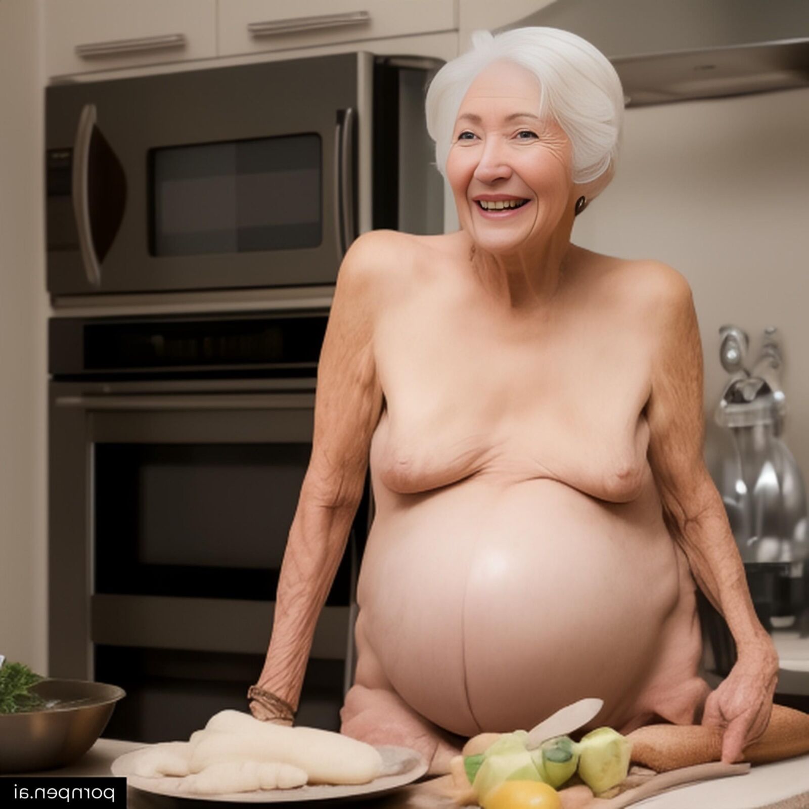 Pregnant grannies (AI)