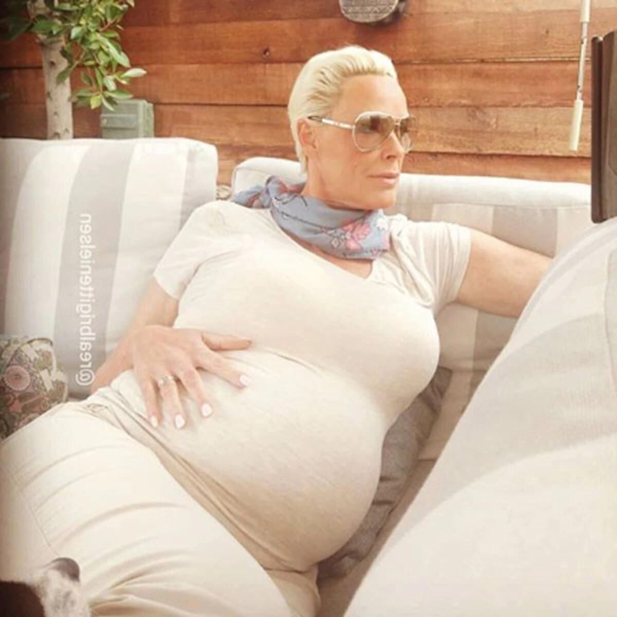 Brigitte Nielsen pregnant