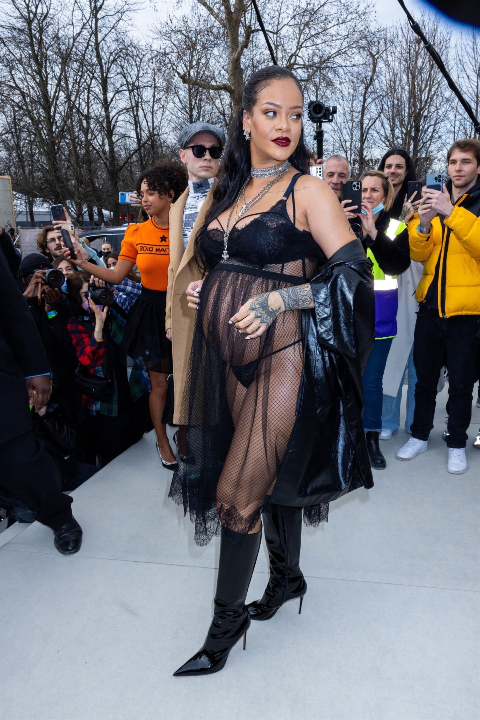 Rihanna - Dior Show Autumn Winter 2022 Paris Fashion Week