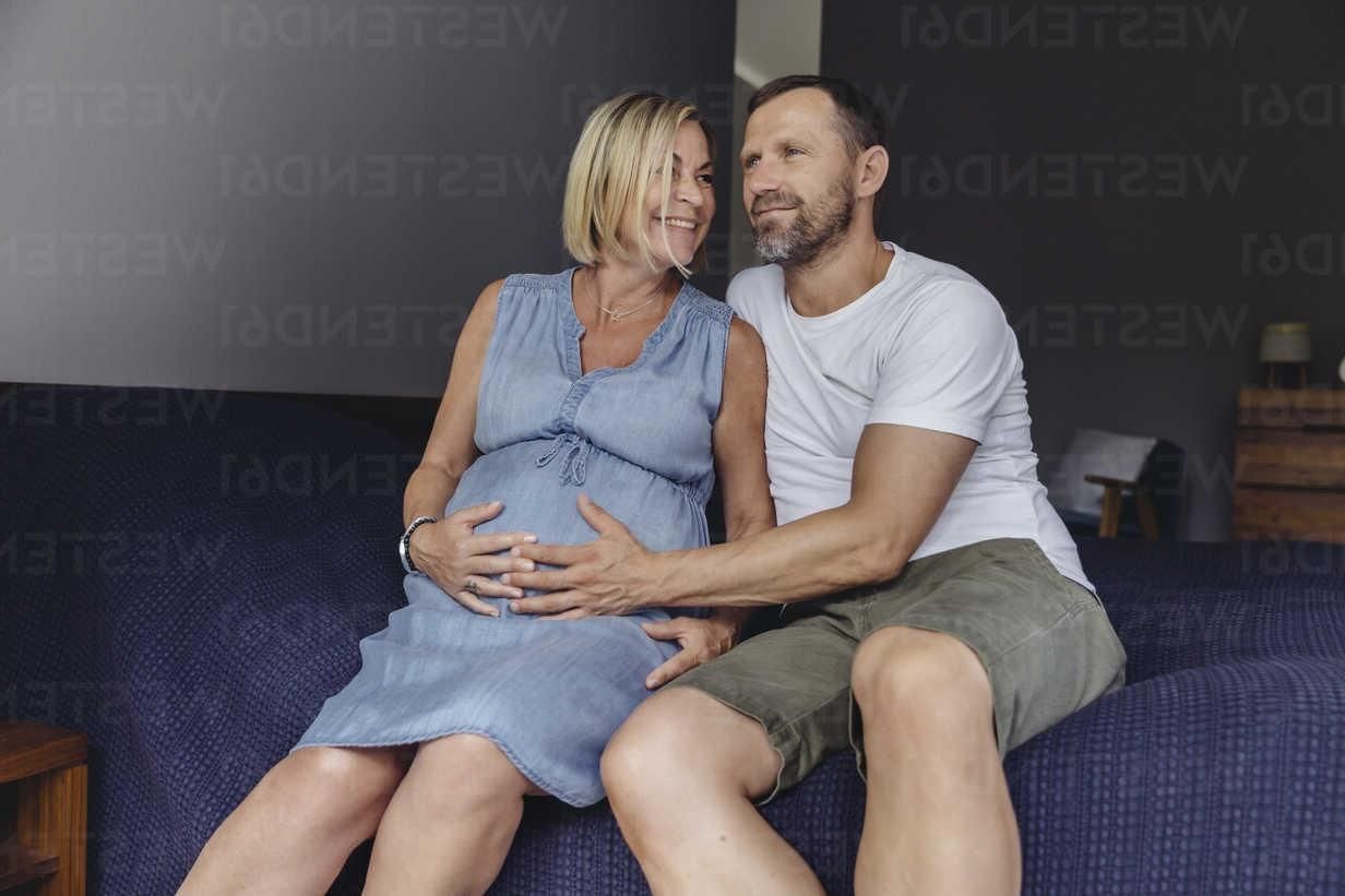 [Pregnant] mature German very happy