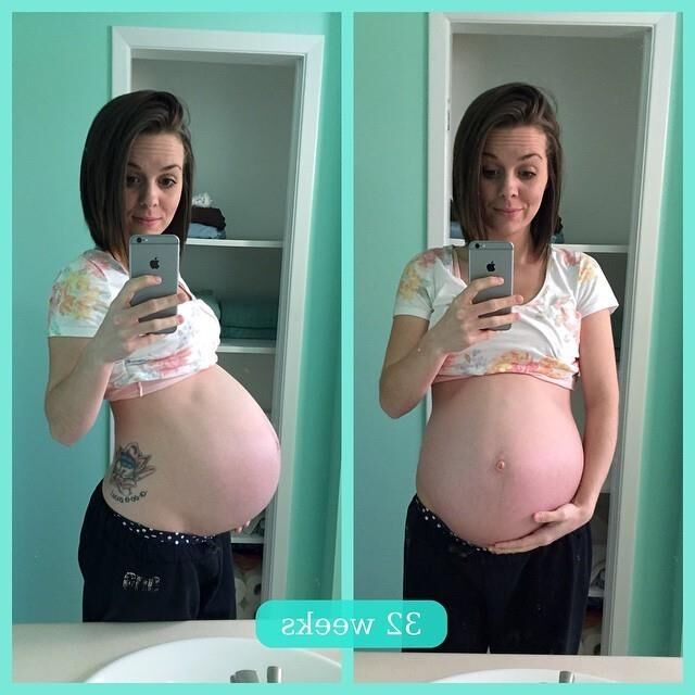 Selfies evolution of pregnancy