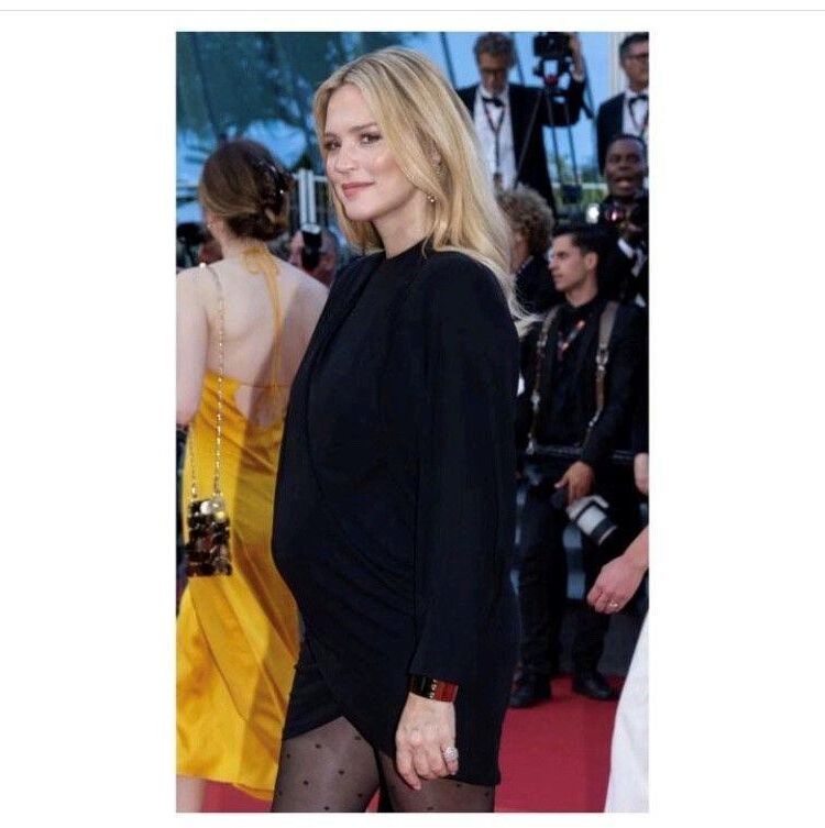 Virginie Efira pregnant