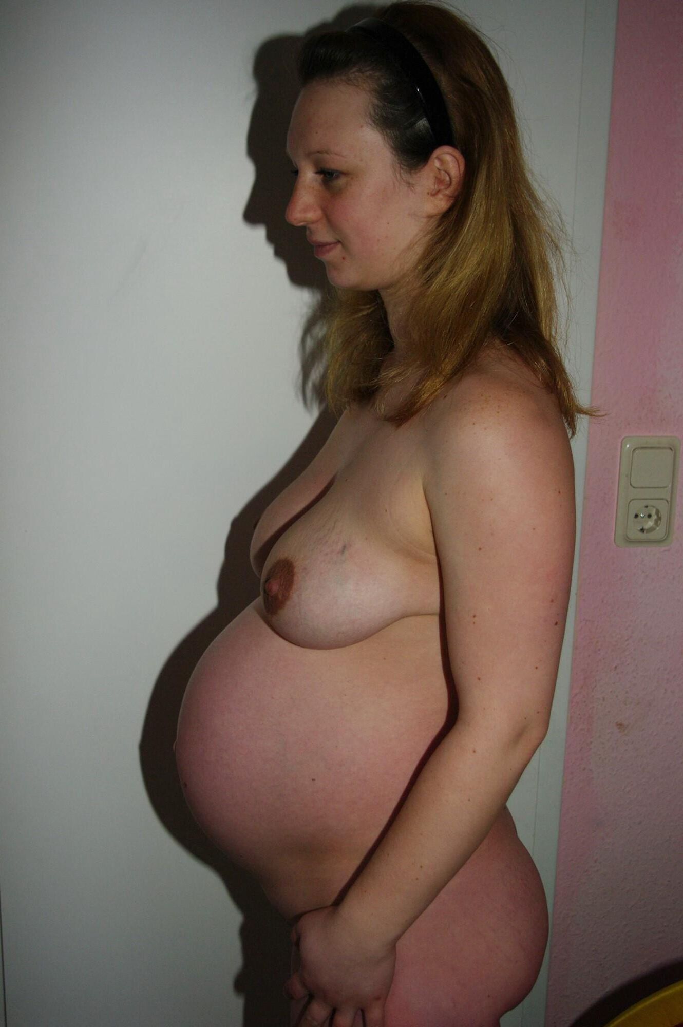 German pregnant wife private nudes Part I