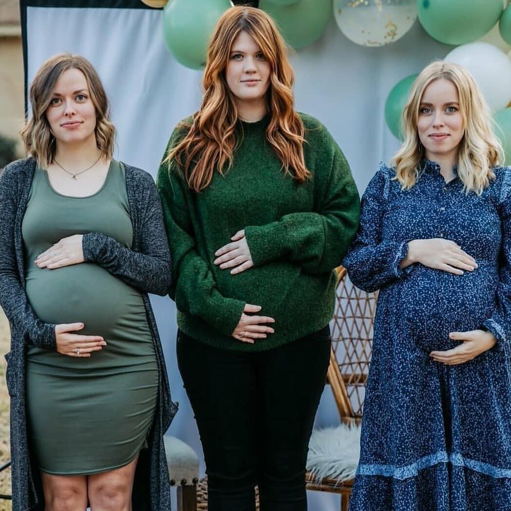 Pregnant sisters