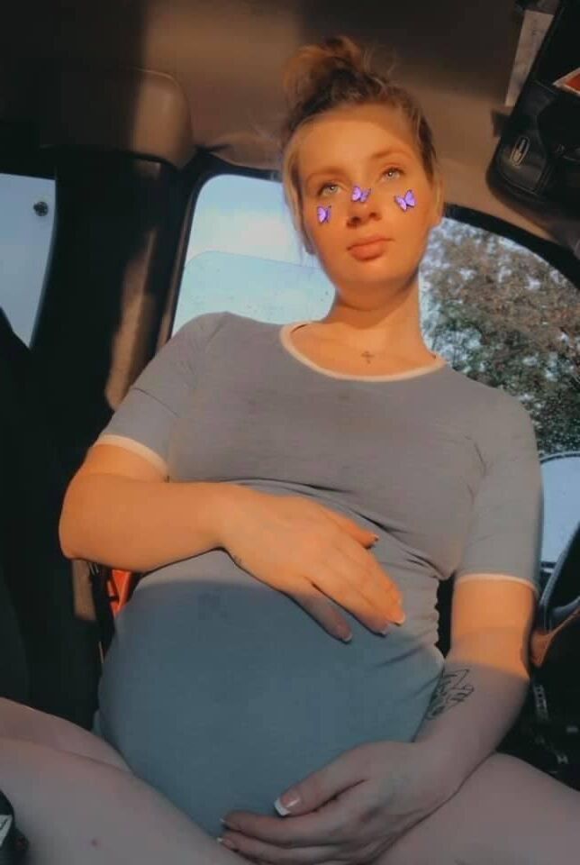 Pregnant cutie Megan