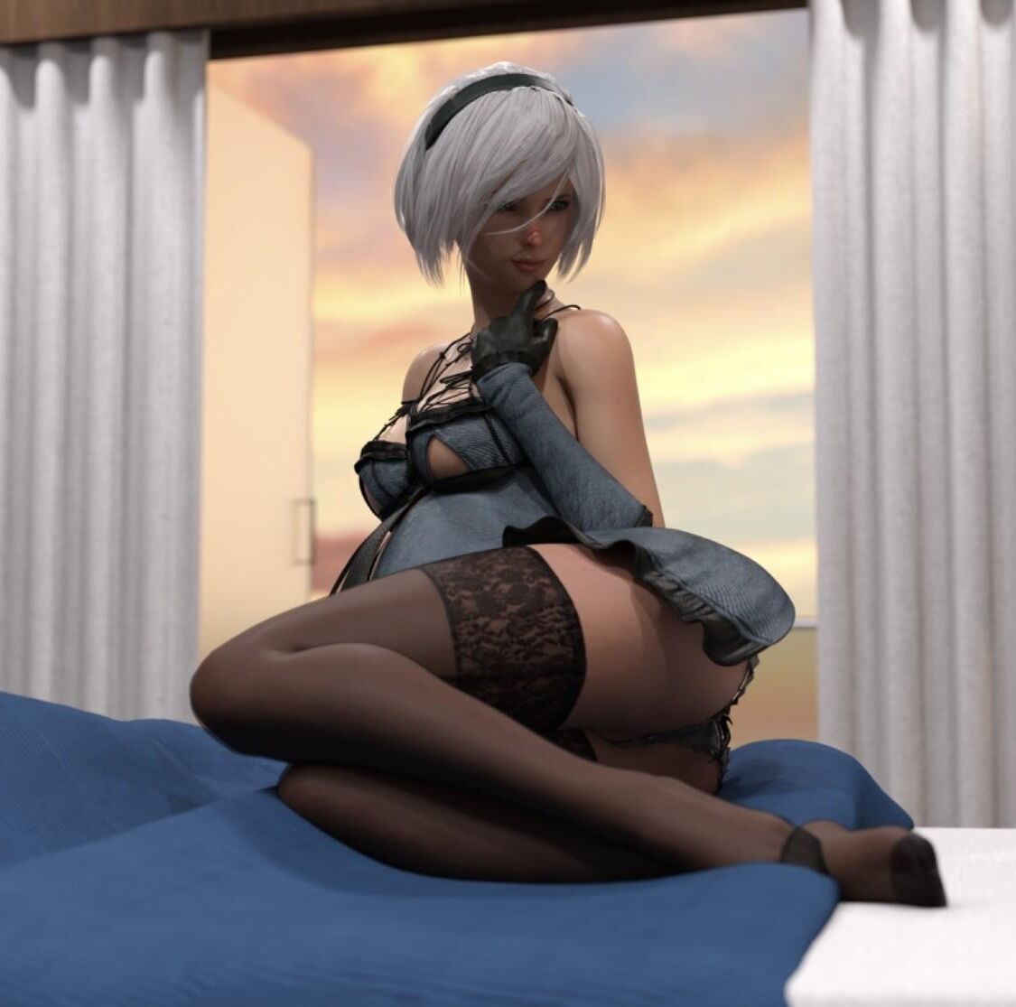 3D Pregnant 2B Art