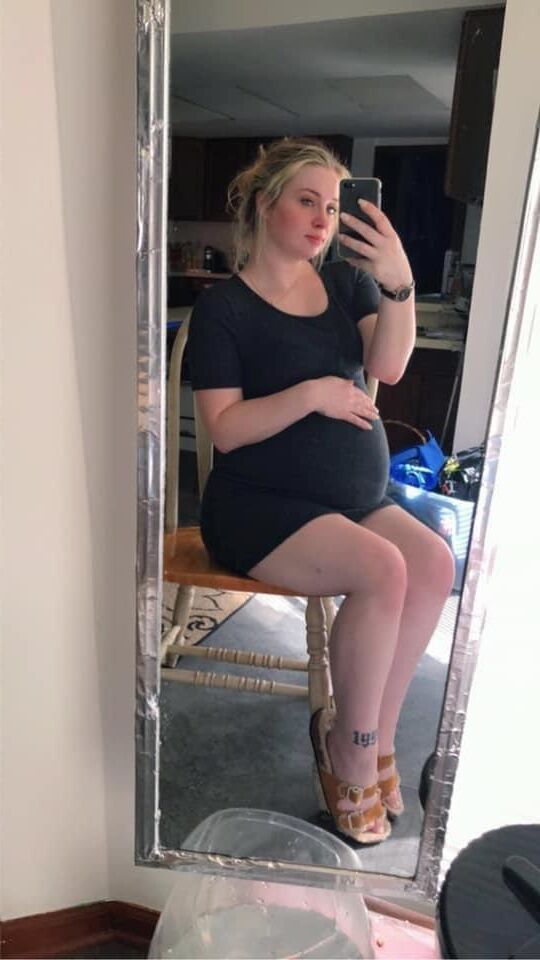 Pregnant cutie Megan