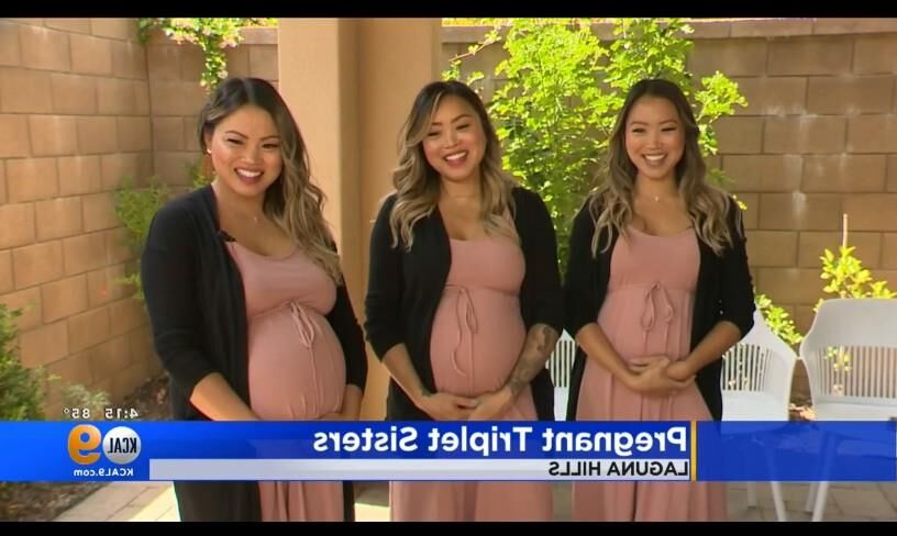 OC Preggo Asian Triplet Sisters