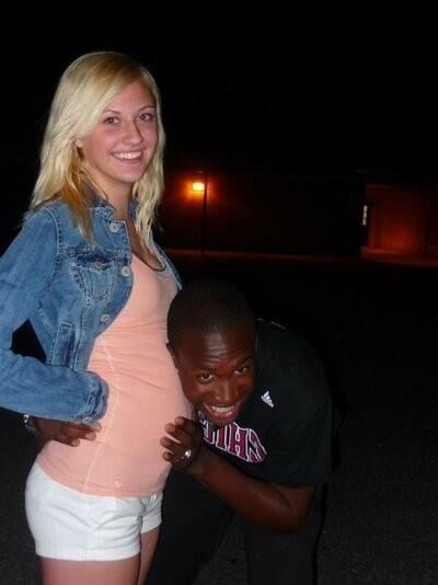 White girls belong Black preg ! 