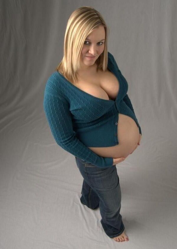 Blonde non nude pregnant 