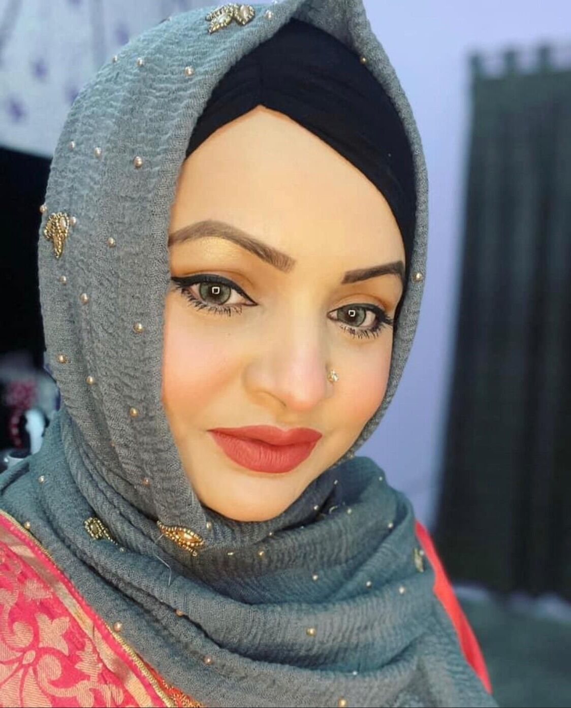 Grávida hijabi milf