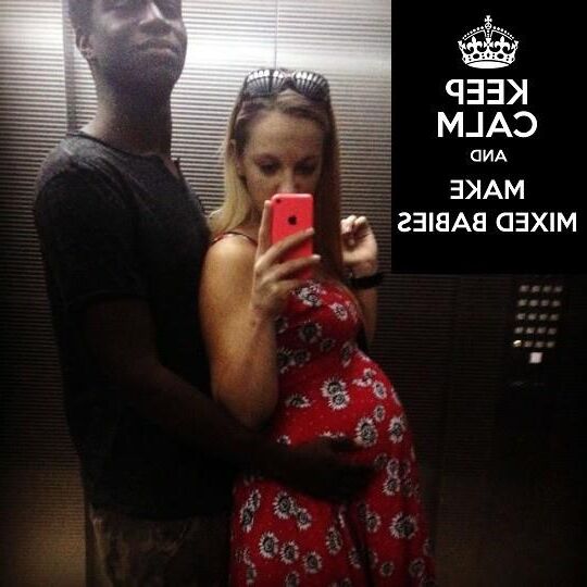 White girls belong Black preg ! 