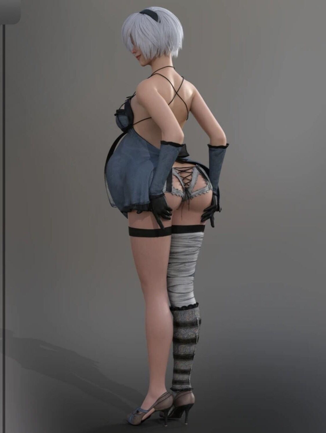 3D Pregnant 2B Art