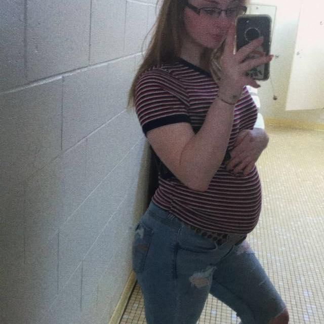 Pregnant cutie Megan