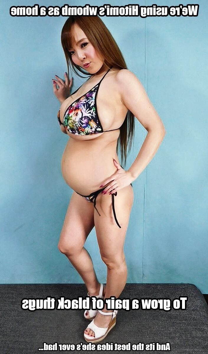 Hitomi is pregnant with a black baby