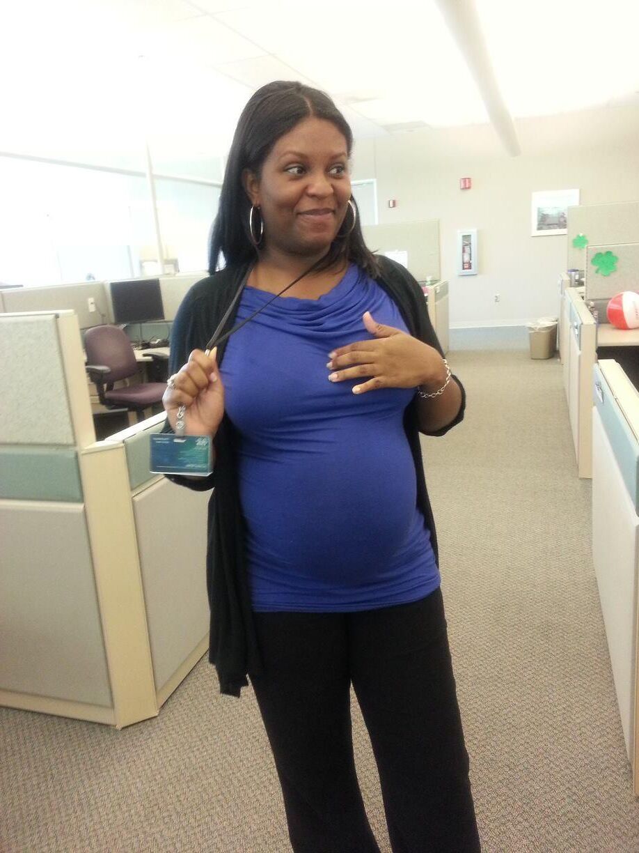 Pregnant At work  #1