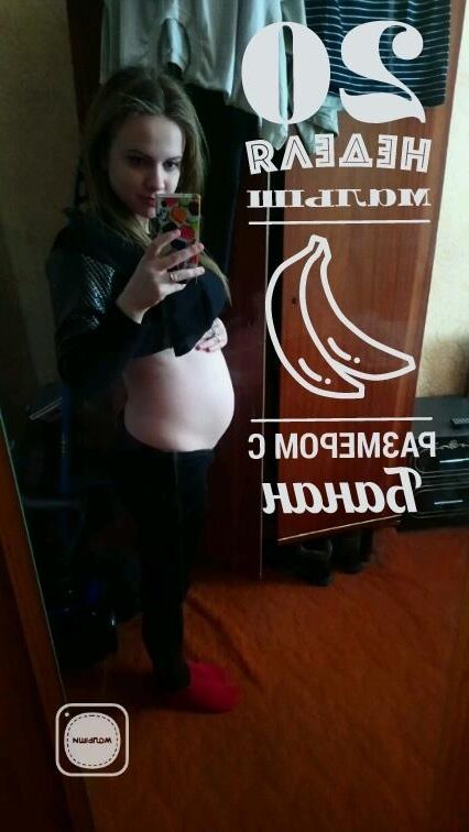 23 y.o. pregnant amateur russian girl Anzhelika V.