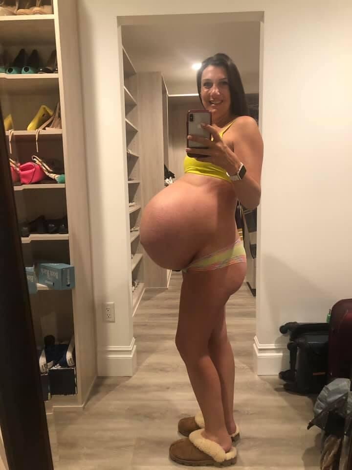 Enormes belezas de barriga grávida