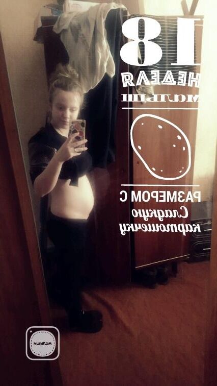 23 y.o. pregnant amateur russian girl Anzhelika V.