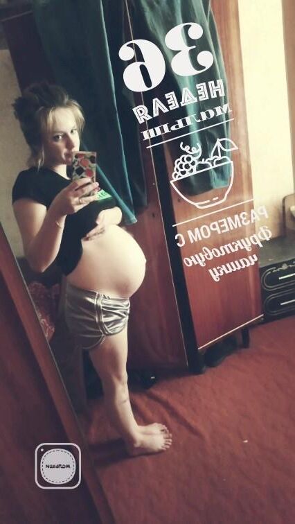 23 y.o. pregnant amateur russian girl Anzhelika V.