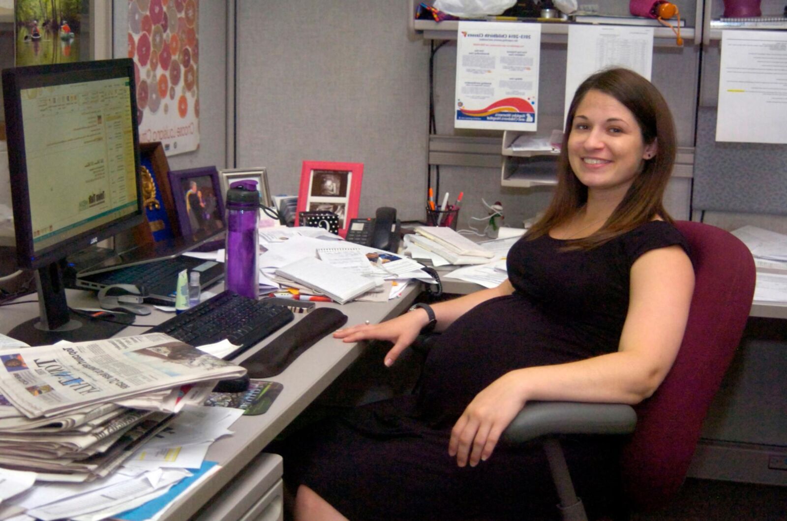 Pregnant At work  #1