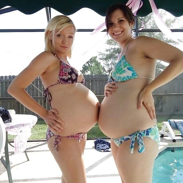 Two or More Pregnant Gals