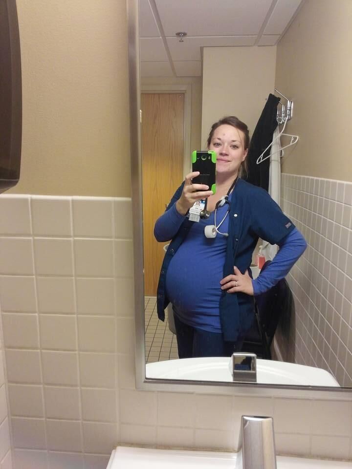 Pregnant at work  #2