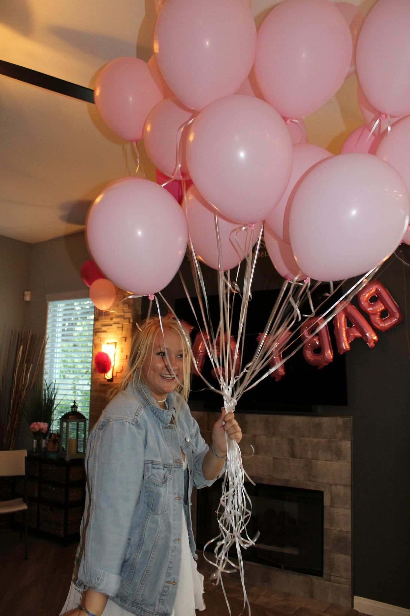 Cute girls at Baby Shower party