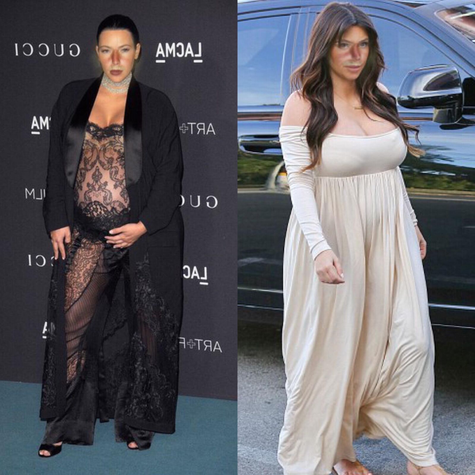 Sexy Pregnant ???? Shemale Marisa Kardashian 