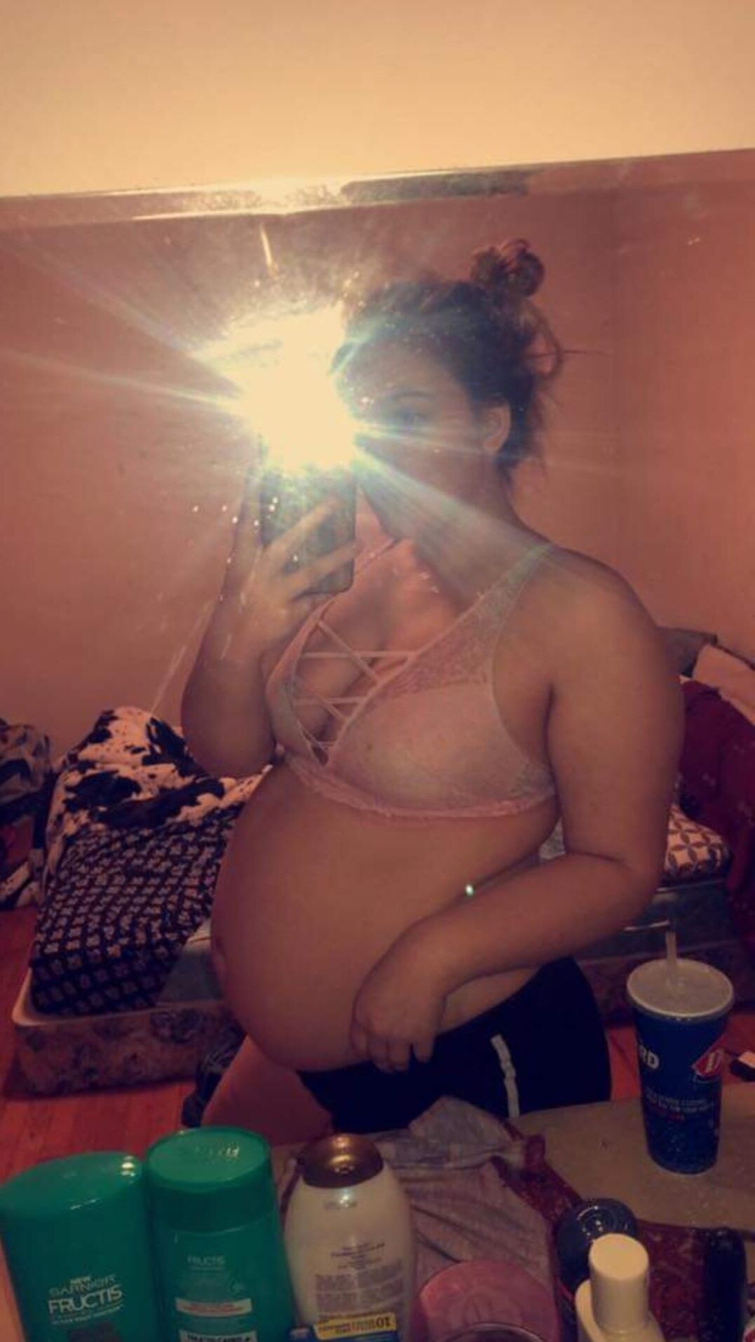 Pregnant bbw teen