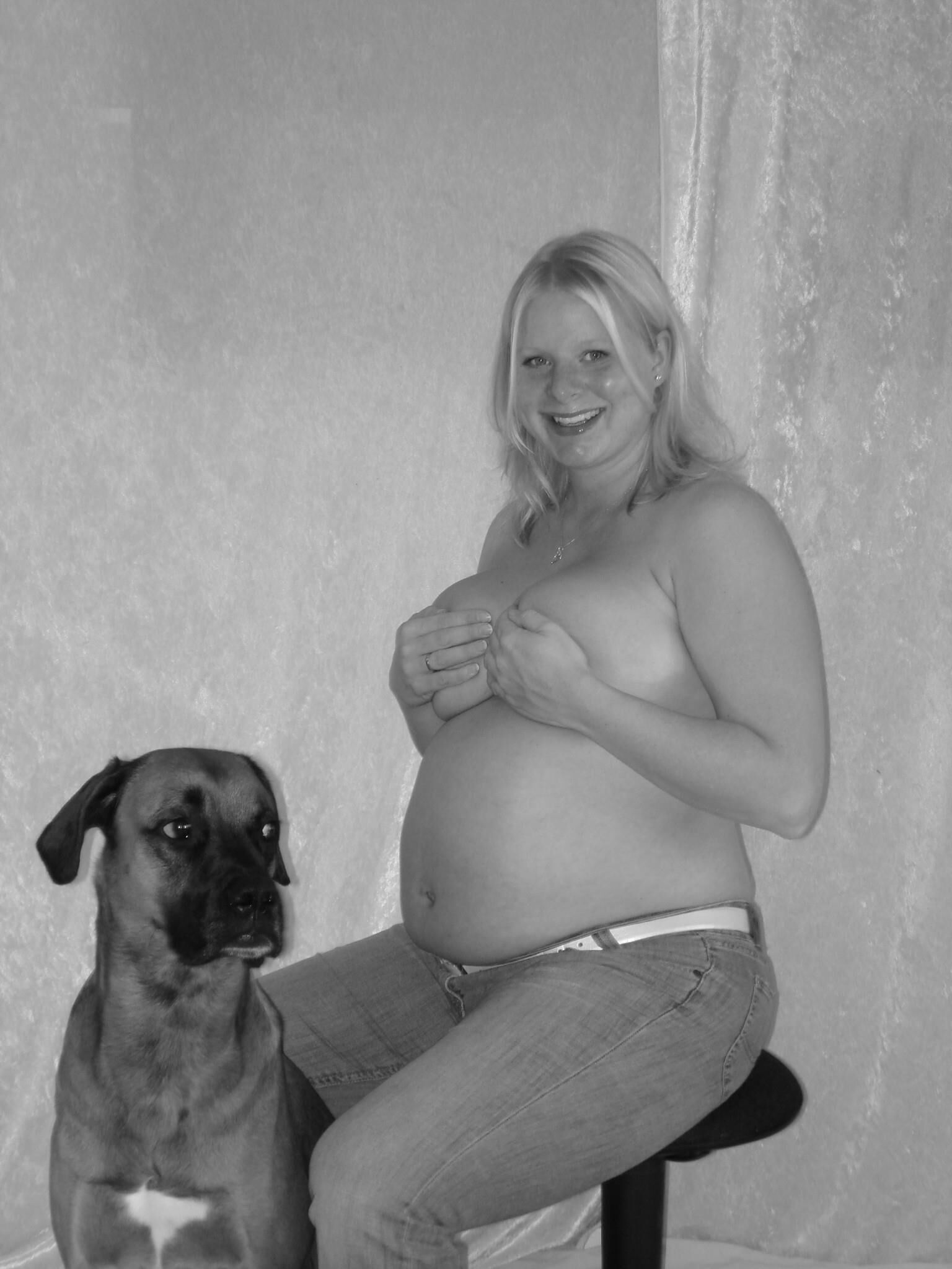 Lovely pregnant wife