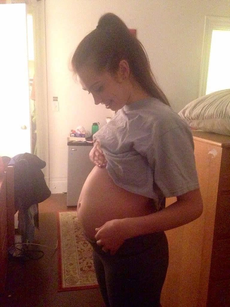 Pregnant belly