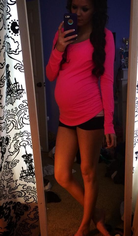 Pregant Cheerleader Katie