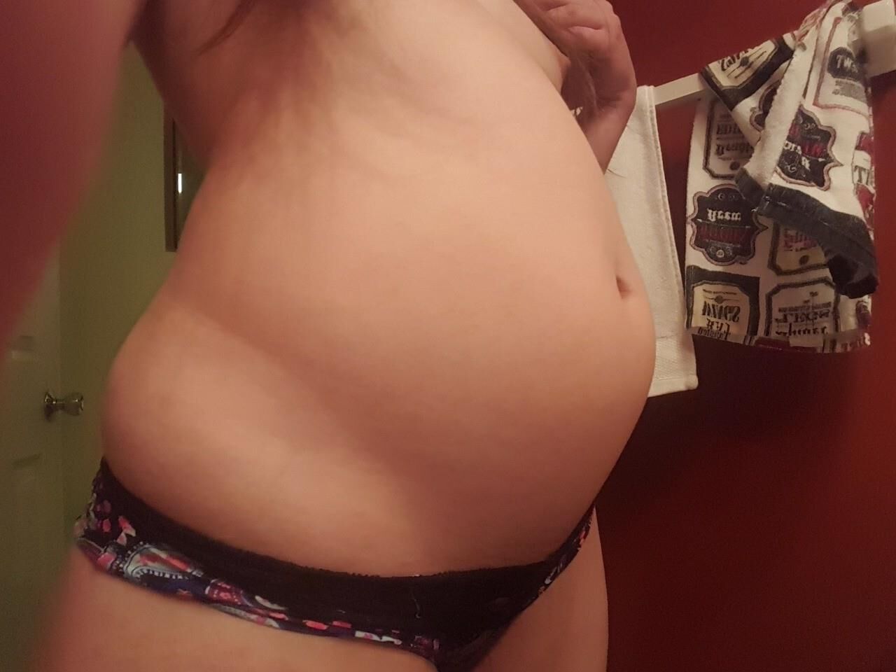 Pregnant belly