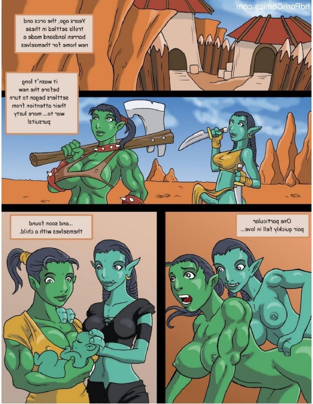 Futa comic Orc mom